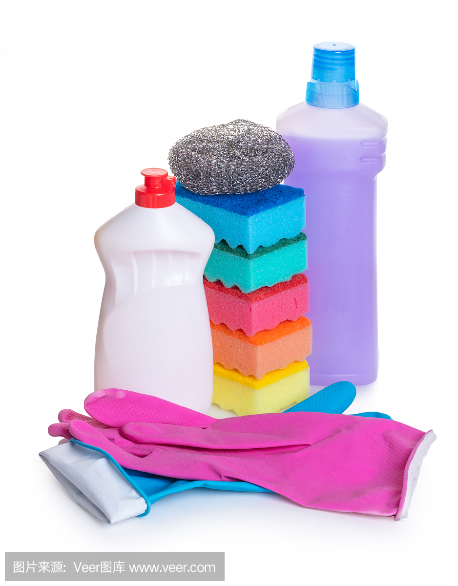 洗涤用具用海绵和洗涤剂